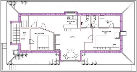 Plan of the second apartment & prices